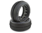 JConcepts Frizzy 2.2 inch 4WD front buggy tires, green compound, pair