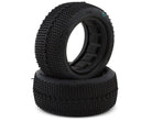JConcepts X-Bite 2.2 inch 4WD front buggy tires, green compound, pair