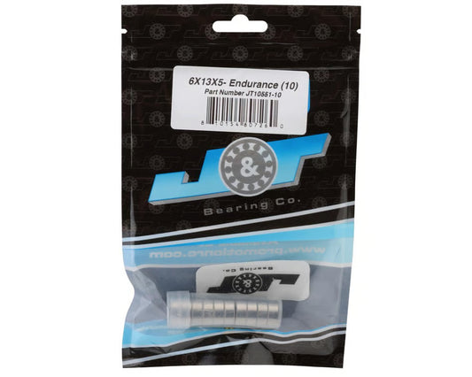 J&T Bearing Co. 6x13x5mm Endurance Ball Bearings (10)