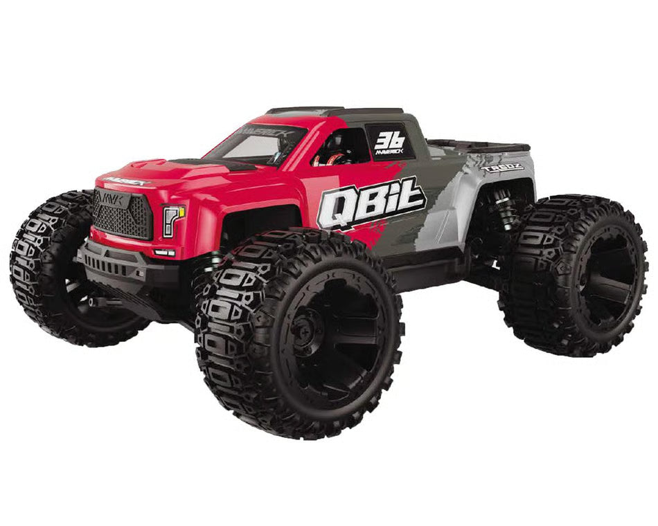 Maverick QBit MT 1/16 4WD RTR Brushed Monster Truck w/2.4GHz Radio, Battery & Charger