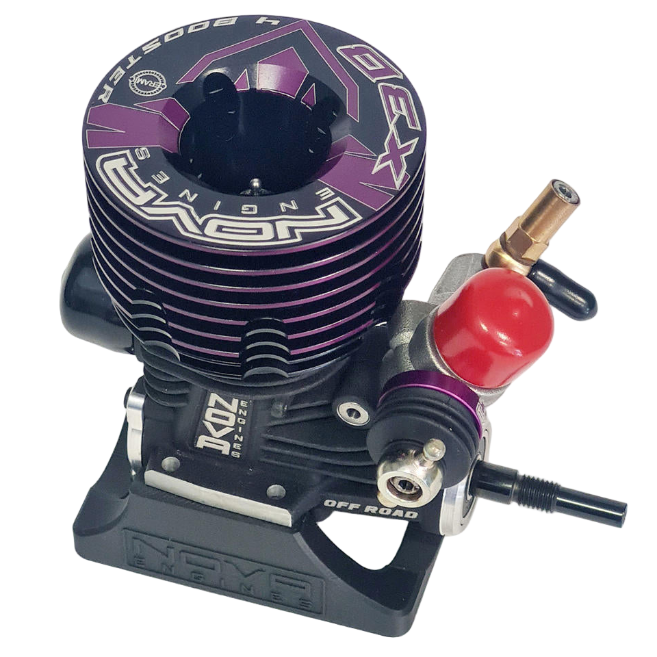 Nova Engines X3B .21 (3.5cc) 3-Port Off-Road Nitro Engine (DLC Shaft) (Ceramic Bearing)