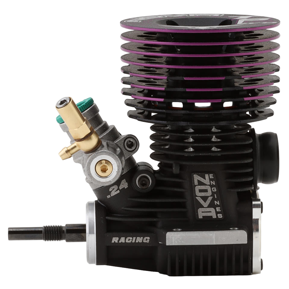 Nova Engines T6R EVO .24 6-Port Off-Road Truggy Nitro Engine (DLC Shaft) (Steel Bearing)