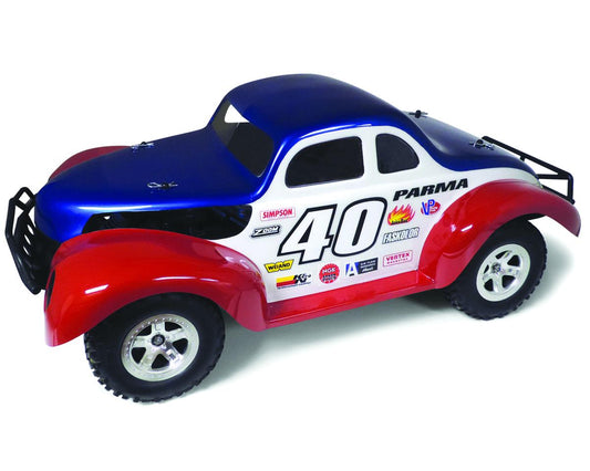 1940 Street Stock Coupe Body - 1/10 Short Course (Clear)