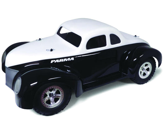 1940 Street Stock Coupe Body - 1/10 Short Course (Clear)