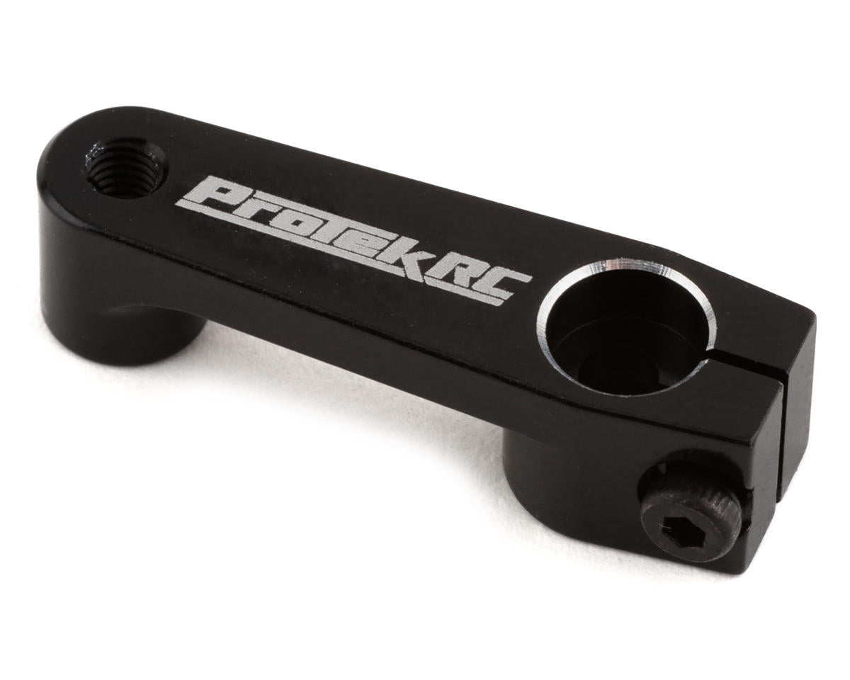 ProTek RC Associated B74 Series Aluminum Clamping Servo Horn (Black) (25T-Futaba/Savox/ProTek)