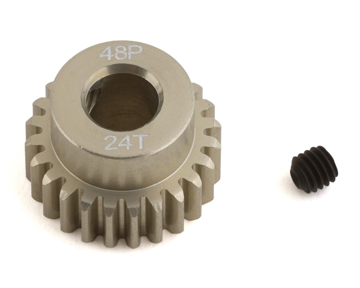 ProTek RC 48P Lightweight Hard Anodized Aluminum Pinion Gear (5.0mm Bore)