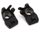 Vertex-10/Vertex-10W Weighted Metal Front Steering Knuckles (Black) (2) - RER43611