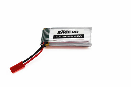 1S 3.7V 800mAh LiPo Battery