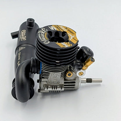 JW12 5-Port .12 Engine + Classic Tuned Pipe Combo - 1/10 Stadium Truck