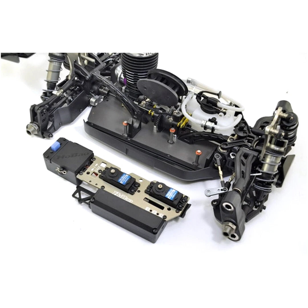 HoBao Hyper VS2 nitro buggy chassis with electronics tray removed