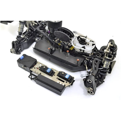 HoBao Hyper VS2 nitro buggy chassis with electronics tray removed