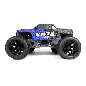 Savage X 4.6 GT-6 1/8 Scale Nitro Monster Truck (Blue) - 160585