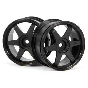 TE37 Wheel, 26mm, Black, 0mm Offset, Fits 26mm Tire