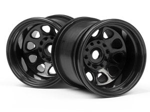 Classic King 2.2" Wheel, Black, (2pcs)