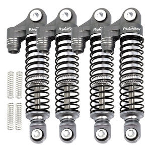 Aluminum 51mm Long Travel Shocks, Grey, for Traxxas TRX-4M