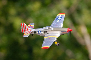 P-51D Mustang 500mm Brushless RTF Warbird with PASS (Pilot Assist Stability Software) System