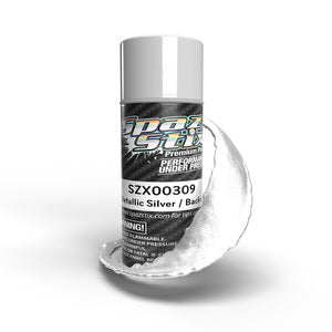 00309 Metallic Silver/"Candy" Backer, Aerosol Paint, 3.5oz Bottle