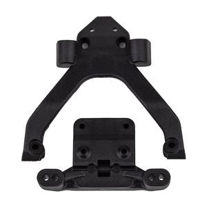 RC10B6.4 Front Top Plate and Ballstud Mount Angled