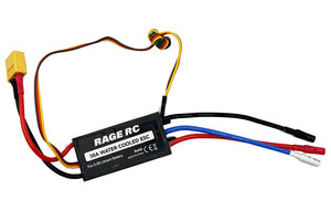 30A Water-Cooled Brushless ESC with Reverse & XT60 Connector; Black Marlin EX Brushless