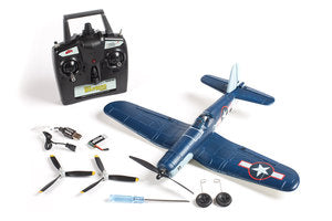 F4U Corsair Jolly Rogers Micro RTF Airplane with PASS (Pilot Assist Stability Software) System