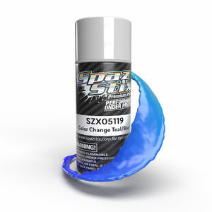 05119 Color Change Aerosol Paint, Teal/Blue, 3.5oz Can