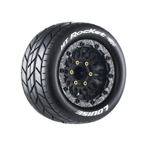 MFT MT-Rocket Soft 1/10 Monster Truck Tires, 12, 14, 17mm Removable He ...
