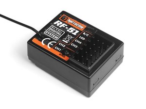 Waterproof RF-51 2.4GHz 4 Channel Receiver