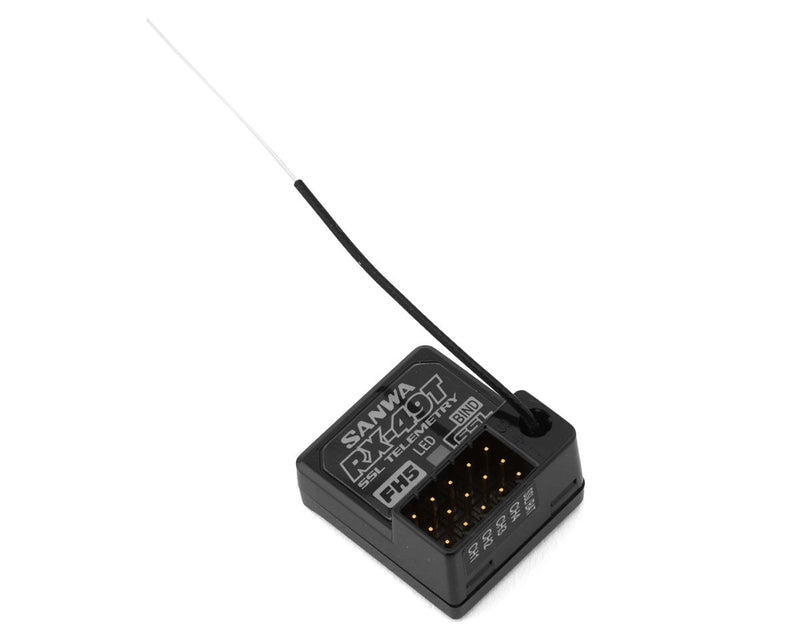 Sanwa 4-channel RX-49T FH5 Telemetry Receiver