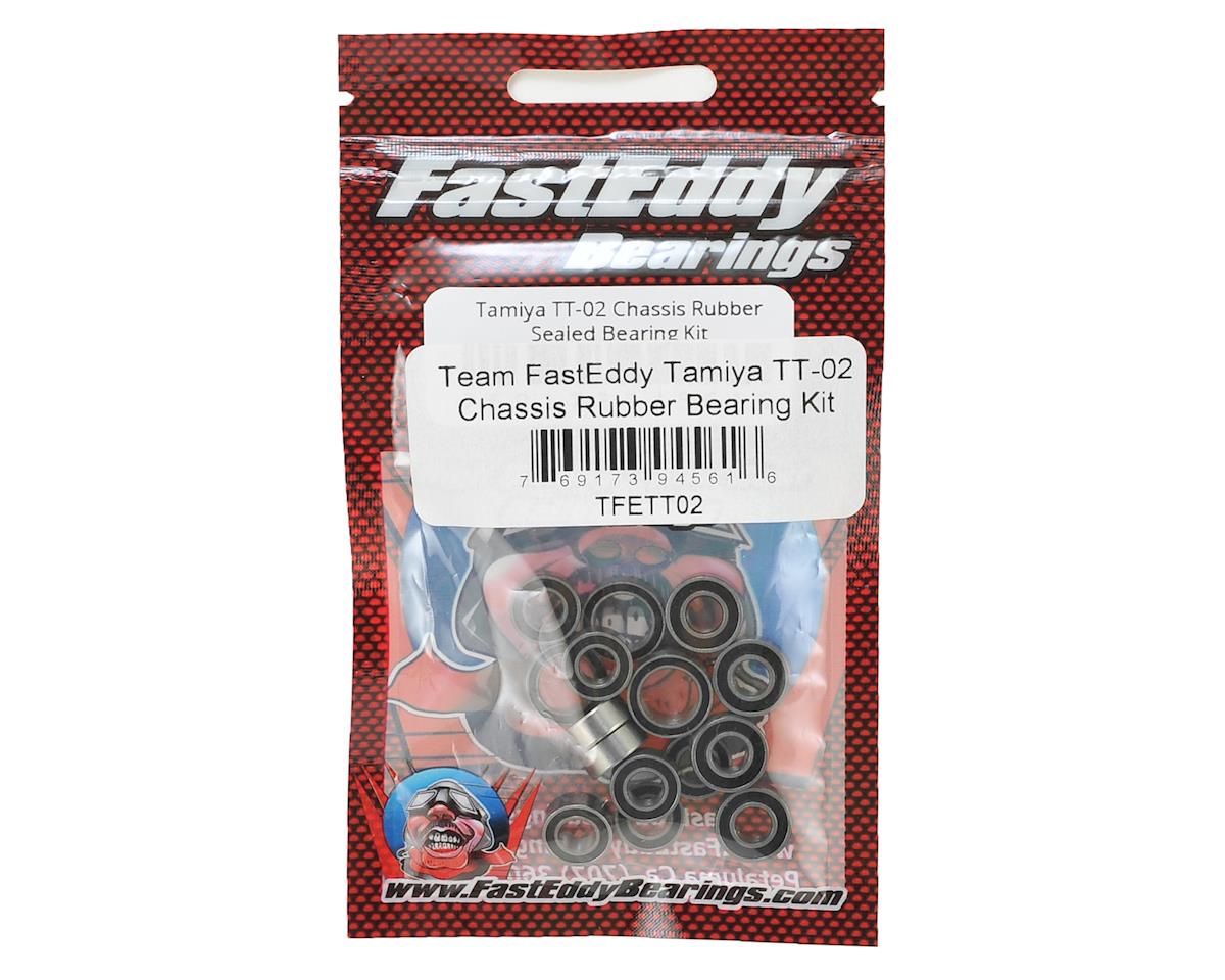 FastEddy Tamiya TT-02 Chassis Rubber Bearing Kit