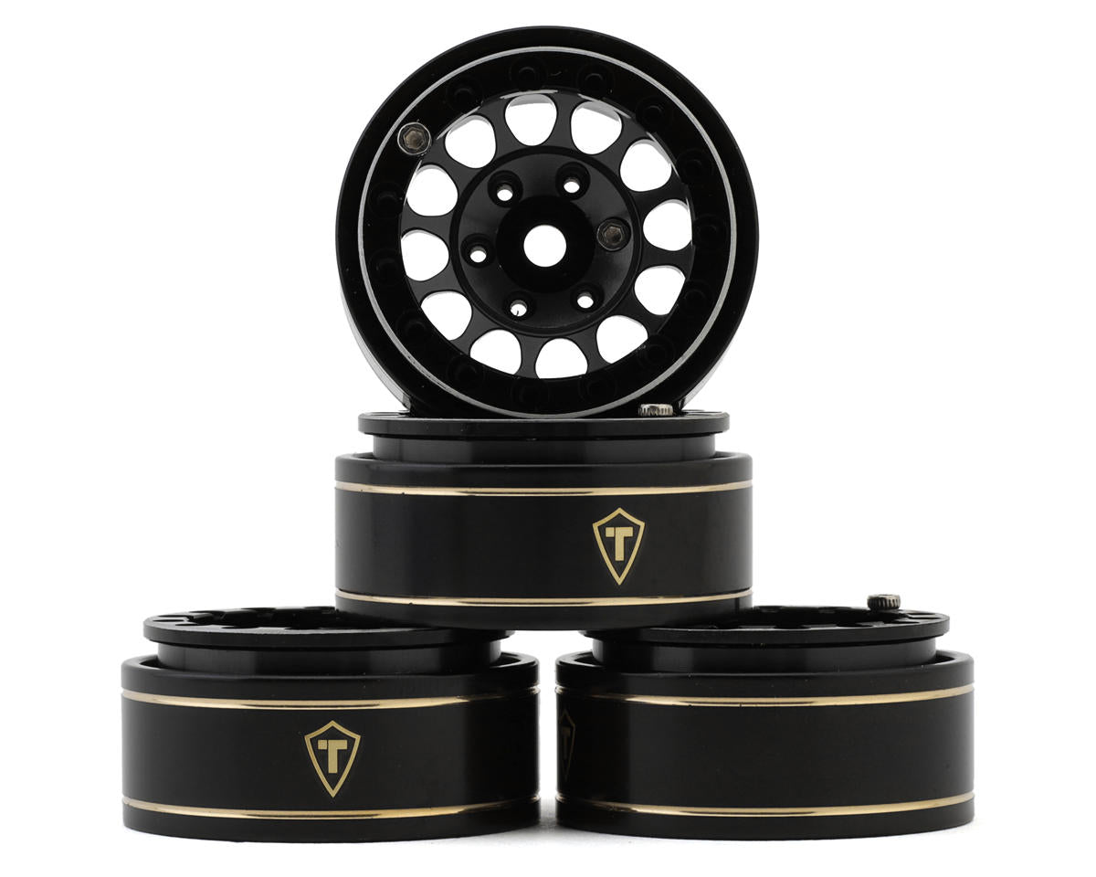 Treal Hobby Type I 1.0" Classic 12-Spoke Beadlock Wheels  (4) (27.2g)