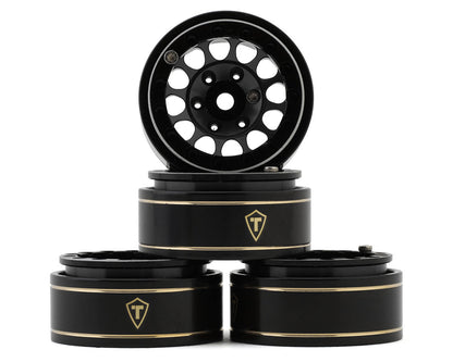 Treal Hobby Type I 1.0" Classic 12-Spoke Beadlock Wheels  (4) (27.2g)