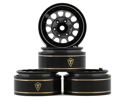 Treal Hobby Type I 1.0" Classic 12-Spoke Beadlock Wheels  (4) (27.2g)