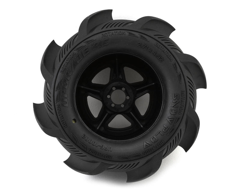 Snow Plow 2.8" Pre-Mounted Sand/Snow Tires w/5-Star Wheels (2) (17mm/14mm/12mm Hex)