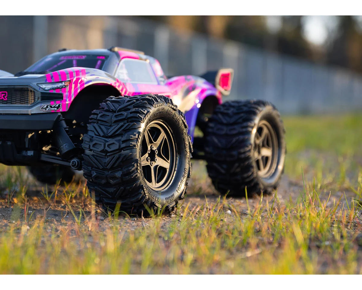 UpGrade RC Low-Pro BELTED Dirt Claw 2.8" Pre-Mounted All-Terrain Tires w/5-Star Wheels (2) (17mm/14mm/12mm Hex)