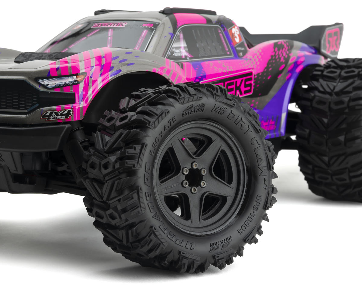 UpGrade RC Low-Pro BELTED Dirt Claw 2.8" Pre-Mounted All-Terrain Tires w/5-Star Wheels (2) (17mm/14mm/12mm Hex)