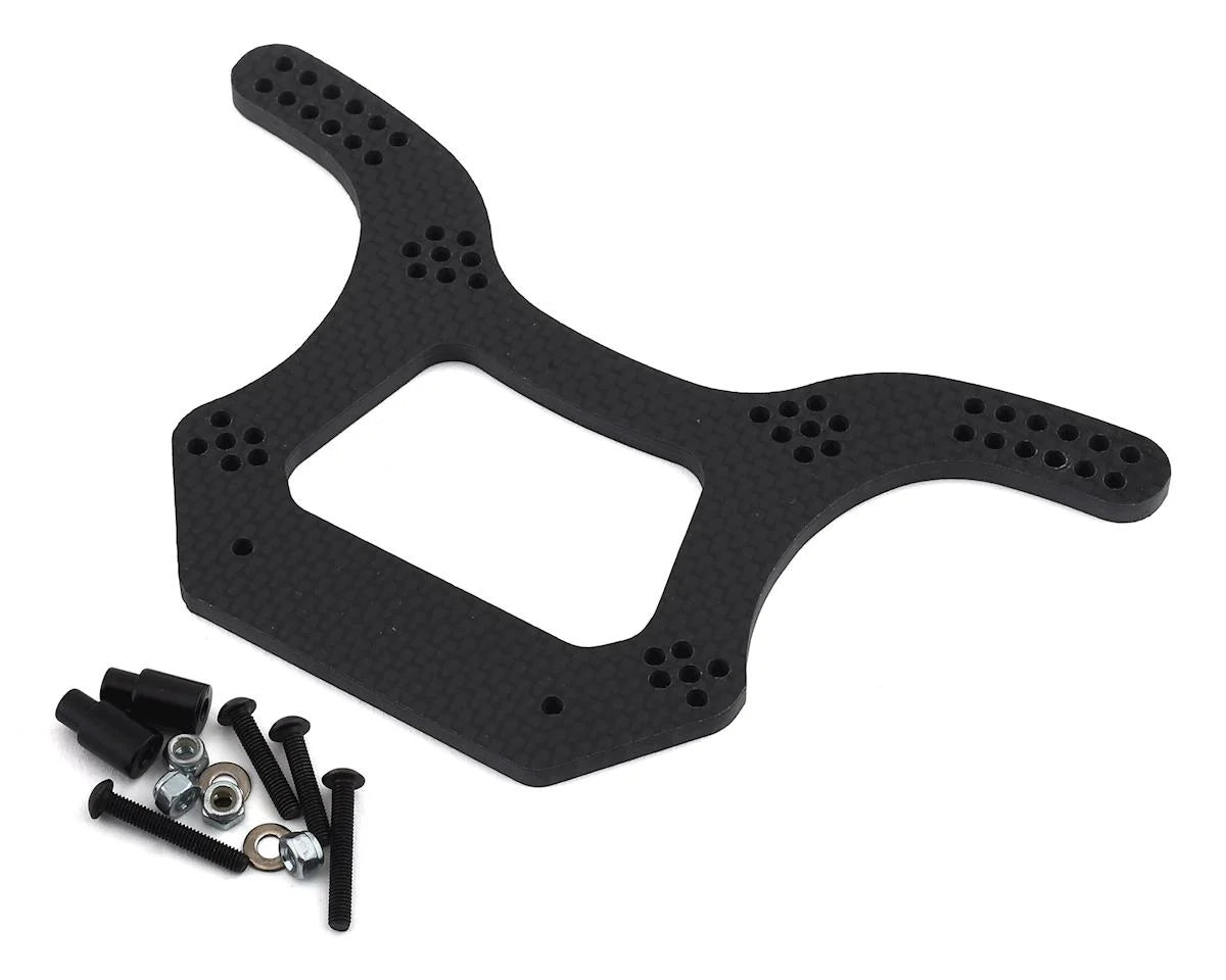 4mm Carbon Fiber Dirt Oval Front Shock Tower for Traxxas Slash