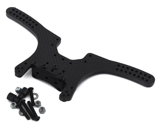 4mm Carbon Fiber Dirt Oval Rear Shock Tower for Traxxas Slash