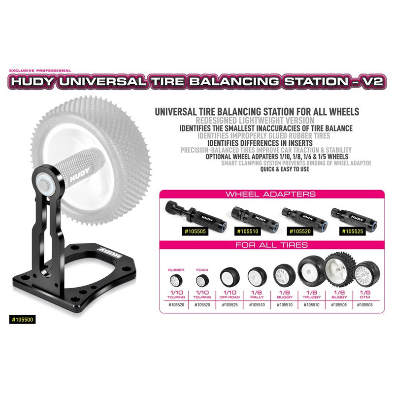 HUDY Universal Tire Balancing Station - V2