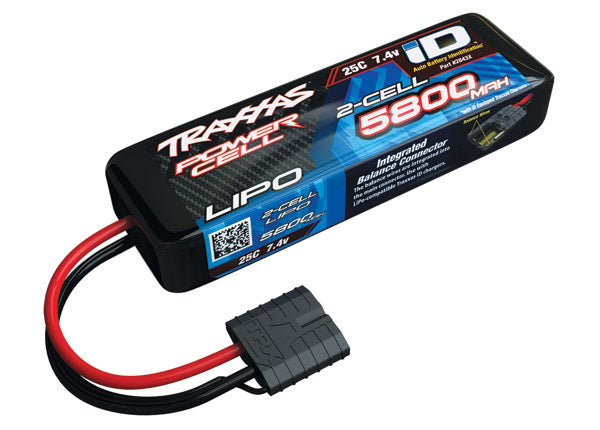 2843X 2S LIPO 5800MAH 7.4V 25C