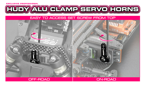 Alu Clamp Servo Horn - Futaba, Savöx - 2-Hole M3 - 25T