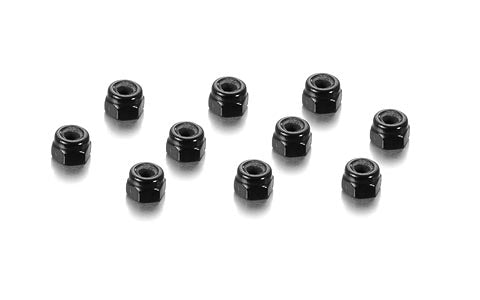 Alu Nut M3 - Black (10)