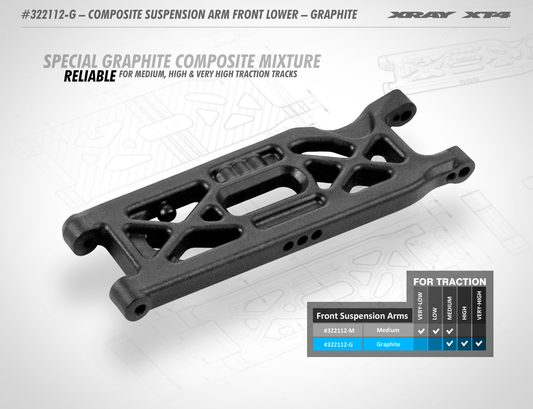 XT4 Composite Suspension Arm Front Lower