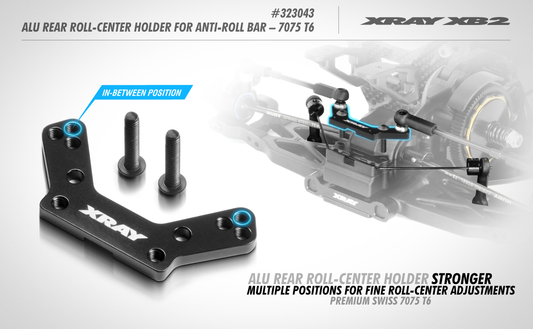 Alu Rear Roll-Center Holder for Anti-Roll Bar - 7075 T6