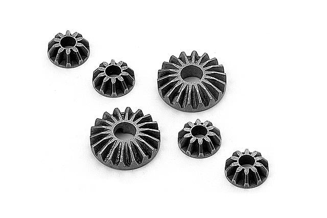 Steel Diff Bevel & Satellite Gears (2+4)