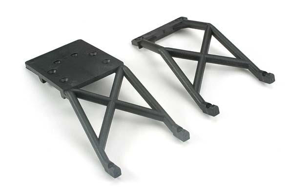 3623-BLK SKIDPLATE F/R STAMPEDE