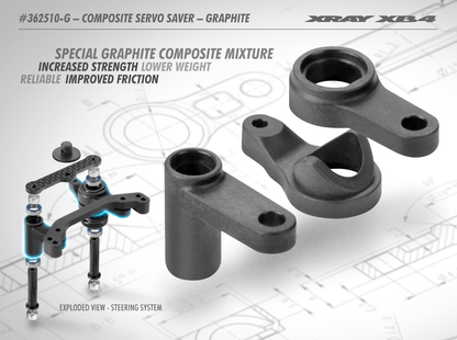 Composite Servo Saver - Graphite