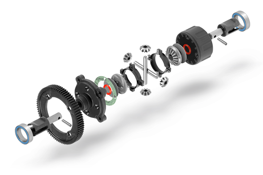 XRAY XB4 Active Differential - Center - Set