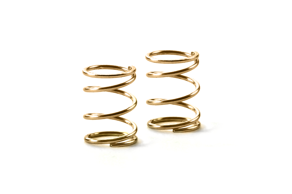 Spring 4.25 Coils 3.6x6x0.4mm, C=1.5 - Gold (Soft) (2)