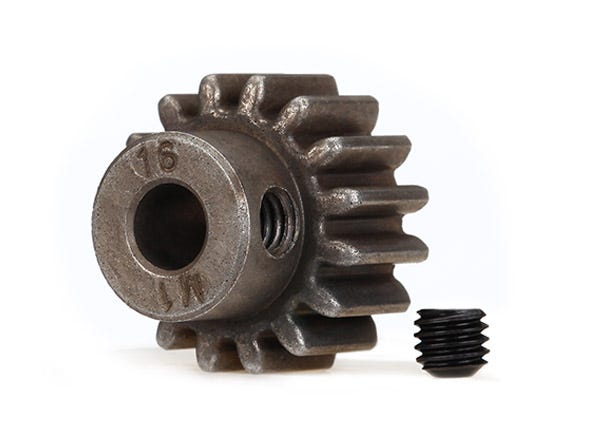 6489X PINION 16-T 1.0 MP 5MM SHAFT