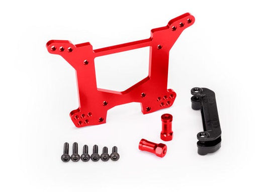 6738(_) SHOCK TOWER REAR ALUM (RUSTLER/STAMPEDE 4X4)